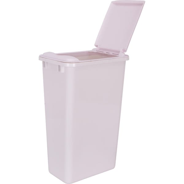 White 50 Quart Plastic Waste Container Lid